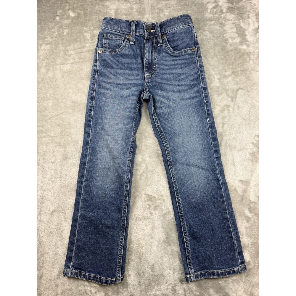 Wrangler 20X Jeans Boys Size 6 Slim Bootcut 1042JWXCY Embroidered Back Pockets